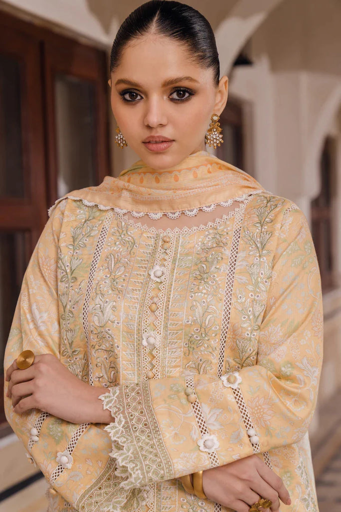 Aabyaan Shezlin Chikankari Lawn by Qalamkar – REEMA (AS-07)