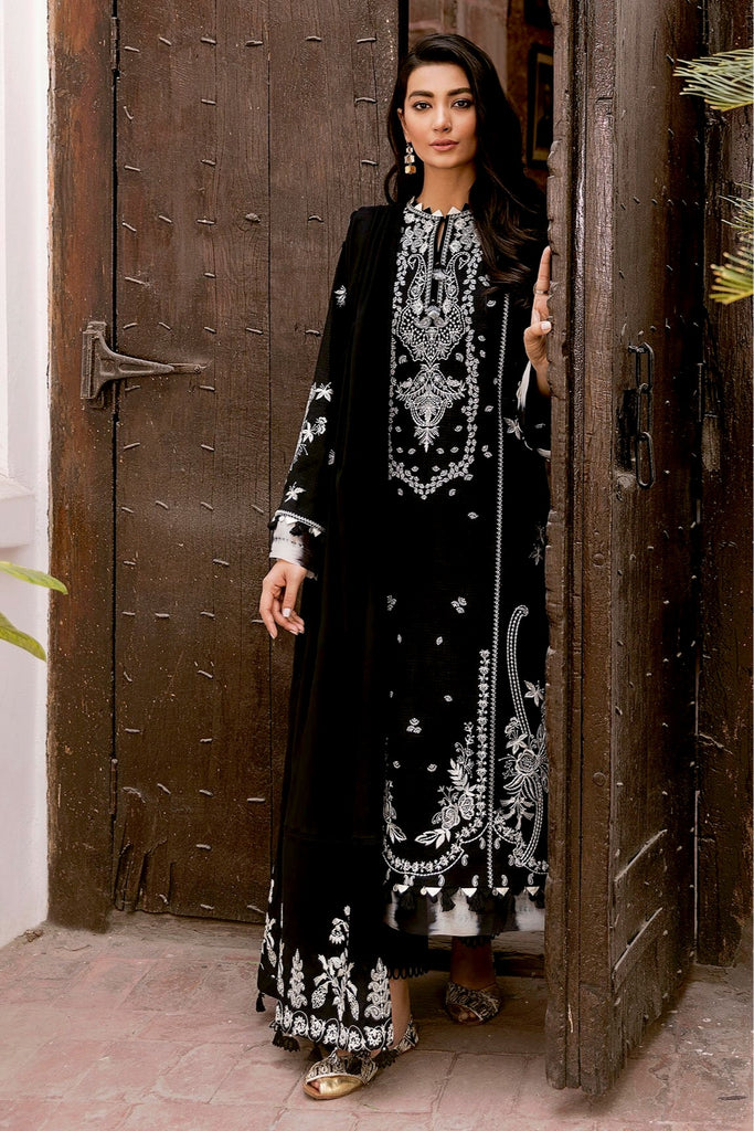 Zaha by Khadijah Shah Festive Lawn Collection 2021 – YAMINA (ZF21-06)