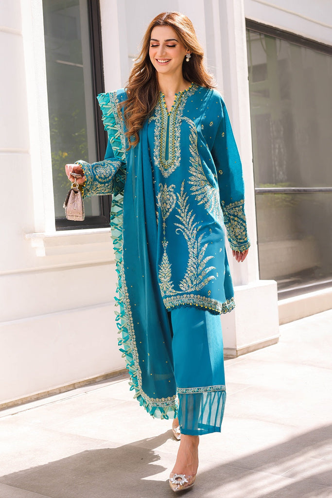 Zaha by Khadijah Shah Lawn Collection 2022 – ZARBANU (ZL22-04 A)