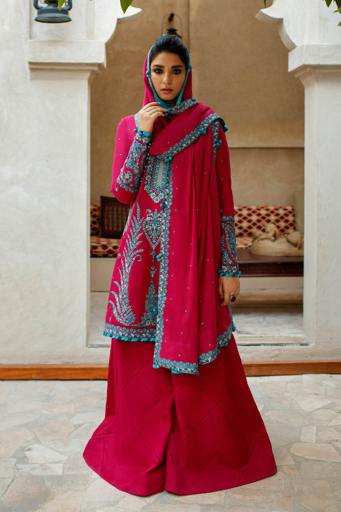 Zaha by Khadijah Shah Lawn Collection 2022 – ZARBANU (ZL22-04 B)