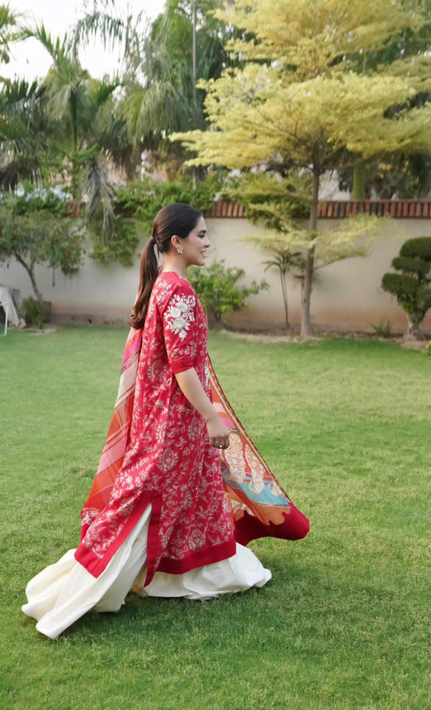 Zara Shahjahan Luxury Eid Lawn Collection 2022 – Gulaab-B