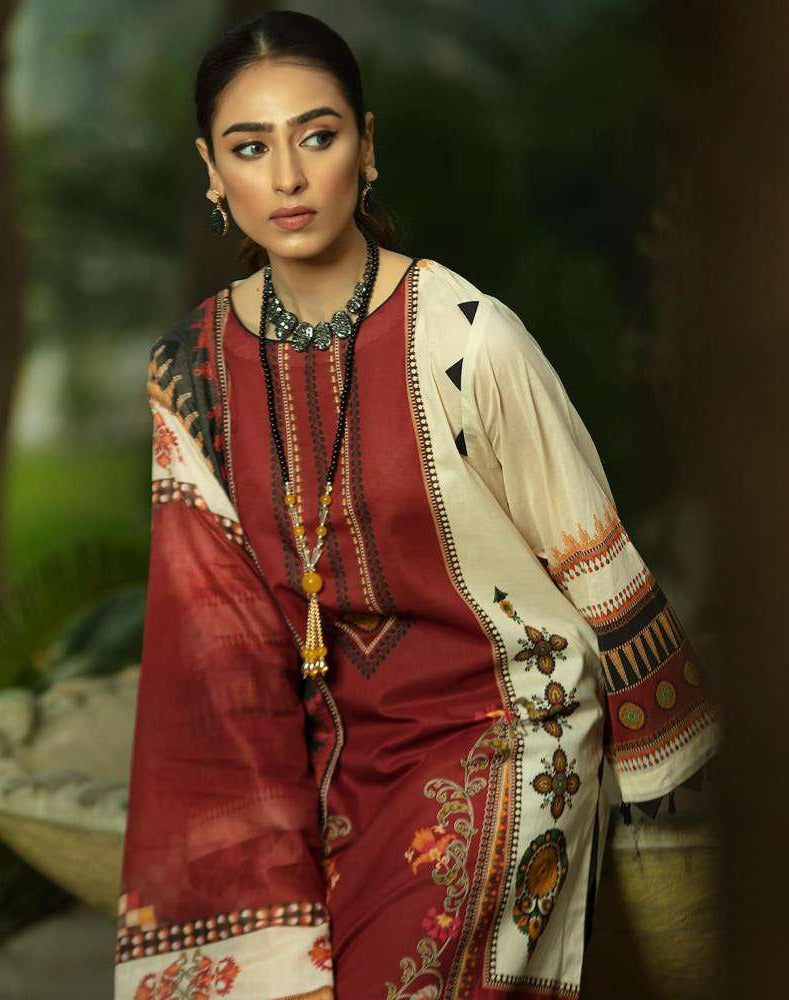 Zareen by Sapphire Lawn Collection 2021 – Gazania · 2PC Suit