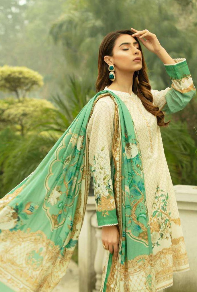 Zareen by Sapphire Lawn Collection 2021 – Forget Me Not · 3PC Suit