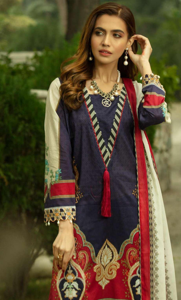 Zareen by Sapphire Lawn Collection 2021 – Maltese Cross · 3PC Suit