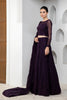 Zarif Pareesia Luxury Formal Wear  – DARK ORCHID