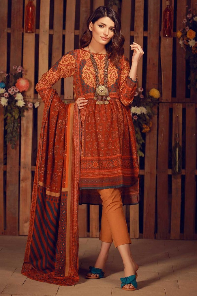 Khaadi Summer Lawn Collection 2018 Vol-2 – A18211 Maroon