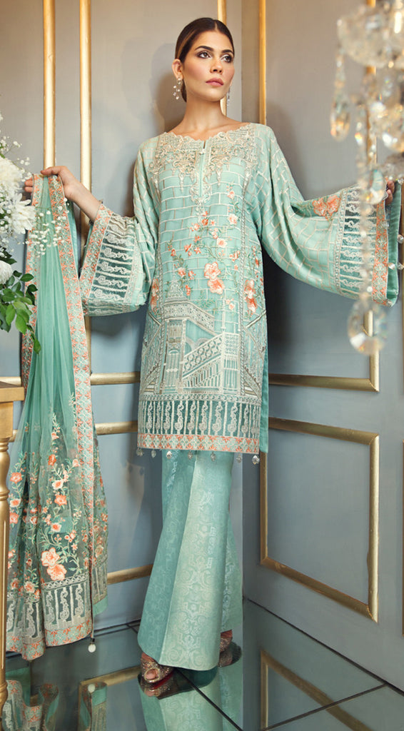 Anaya Festive Chiffon Collection 2017 – Aqua Dreams