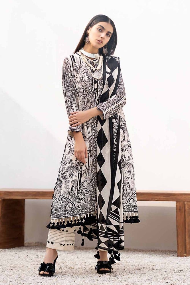 Gul Ahmed Summer Essential 2024 – 3PC Printed Lawn Suit B-42008