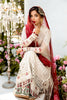 MARIA.B MBROIDERED Eid Collection 2021 – Off White and Deep Red (BD-2103)