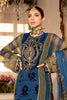 MARIA.B MBROIDERED Eid Collection 2021 – Blue Olive green with deep Coral Pink (BD-2104)