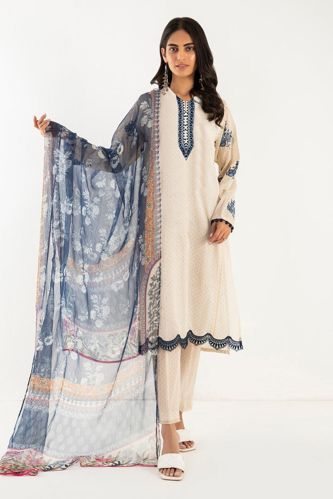 Khaadi BLA22245 Beige-3PC Eid Lawn Collection