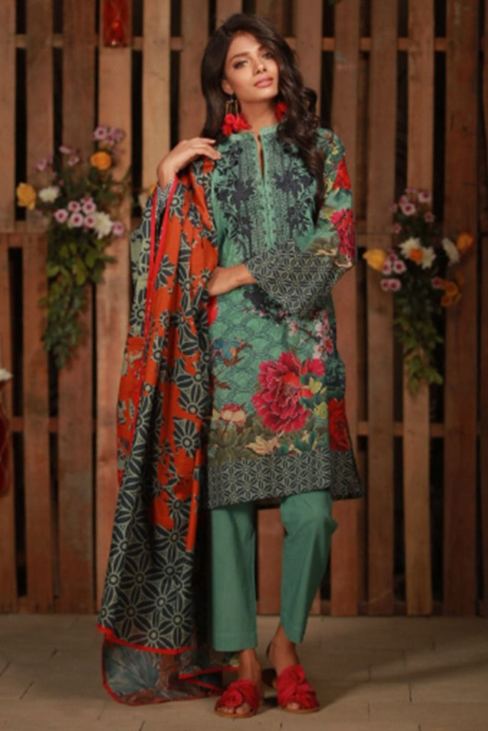 Khaadi Summer Lawn Collection 2018 Vol-2 – C18202 Green