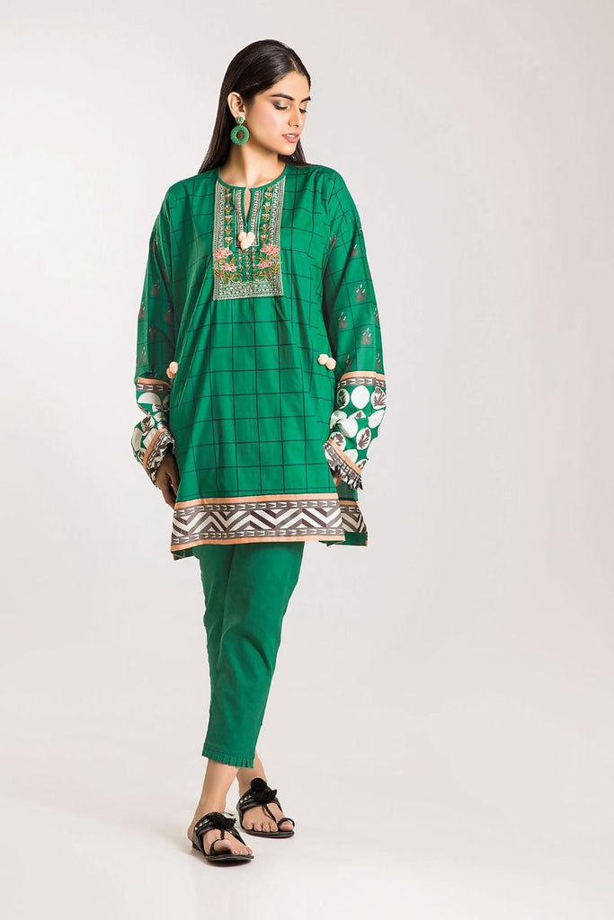 Khaadi Winter Vibe Collection 2019 – CI19502 Green 2Pc