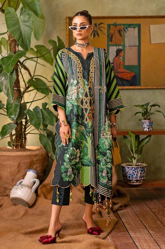 Gul Ahmed Summer Essential 2024 – 3PC Printed Lawn Suit CL-42025