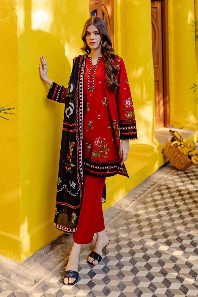 Gul Ahmed Summer Essential 2024 – 3PC Printed Lawn Suit CL-42064 B