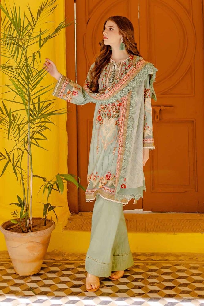 Gul Ahmed Summer Essential 2024 – 3PC Printed Lawn Suit CL-42133