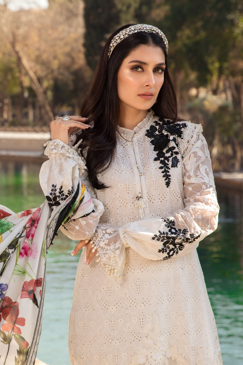 Mariab Luxe Lawn Collection 2021 D 2101 A Yourlibaas 7735