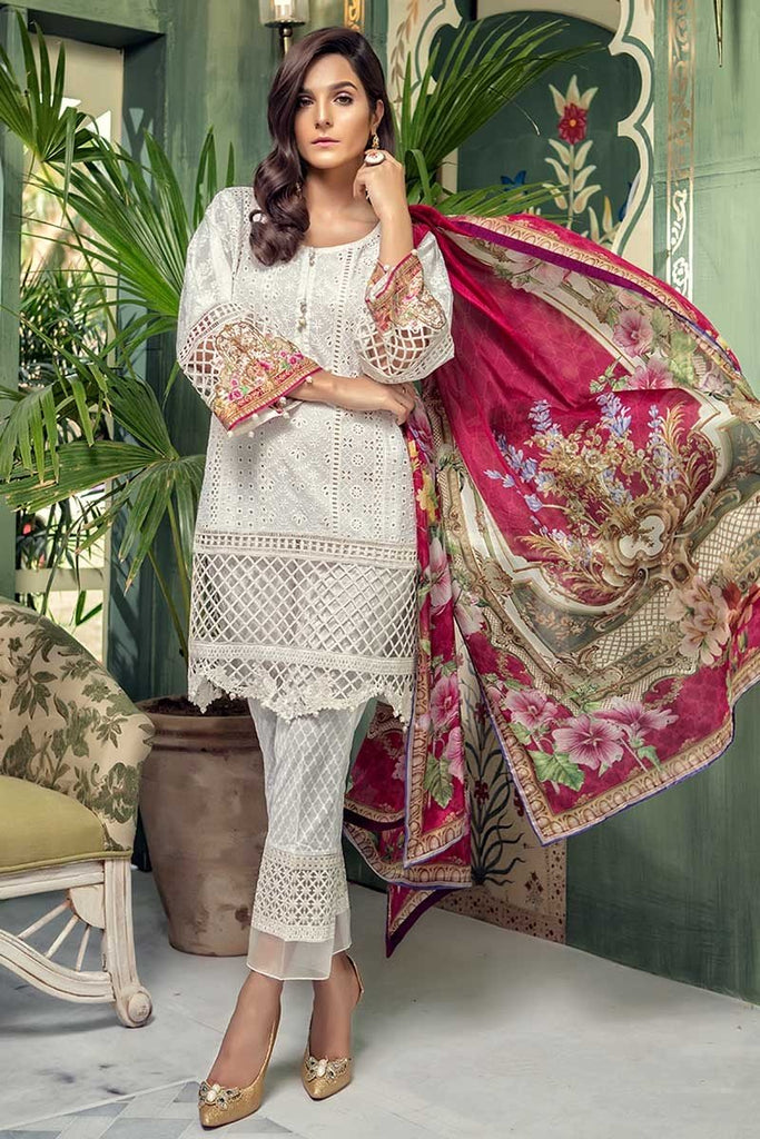 MARIA.B. Eid Lawn Collection 2018 – D-501 White