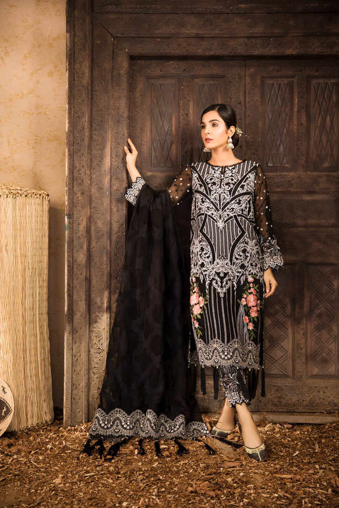 Sapphire Naqsh Dar Lawn Eid Collection Vol-V – Dark Maze