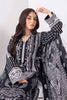 Gul Ahmed Monochrome Black & White – 3PC Unstitched Embroidered Lawn Suit with Jacquard Dupatta MJ-32062