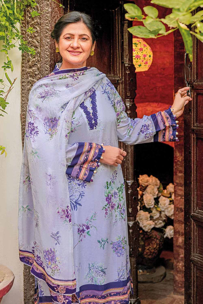 Gul Ahmed Summer 2023 - Tribute Collection – 3PC Lawn Digital Printed Suit With Chiffon Dupatta BM-32005