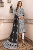 Gul Ahmed Monochrome Black & White – 3PC Unstitched Printed Lawn Suit B-32031