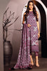 AlKaram Winter Collection – Three Piece Printed Twill Suit With Printed Twill Viscose Dupatta – FW-12.1-20-Purple