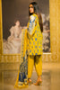 AlKaram Winter Collection 2019 – 3 Piece Printed Khaddar Suit with Printed Shawl – FW-13.1-19-Yellow