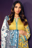 AlKaram Winter Collection – Three Piece Printed Twill Suit With Printed Twill Viscose Dupatta – FW-14-20-Yellow