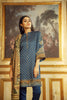 AlKaram Winter Collection 2019 – 3 Piece Printed Twill Viscose Suit with Printed Shawl – FW-16.1-19-Blue