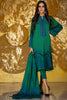 AlKaram Winter Collection 2019 – 3 Piece Embroidered Twill Viscose Suit with Twill Viscose Dupatta – FW-18-19-Green