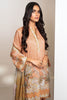 AlKaram Winter Collection – Three Piece Printed Plain Viscose Suit With Printed Plain Viscose Dupatta – FW-18-20-Peach