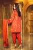 AlKaram Winter Collection 2019 – 3 Piece Printed Twill Viscose Suit with Twill Viscose Dupatta – FW-20.1-19-Orange