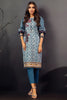 AlKaram Winter Collection – Two Piece Embroidered Khaadar Suit With Dyed Khaddar Trouser – FW-21.1-20-Blue