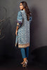 AlKaram Winter Collection – Two Piece Embroidered Khaadar Suit With Dyed Khaddar Trouser – FW-21.1-20-Blue