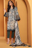 AlKaram Winter Collection – Two Piece Printed Plain Viscose Suit With Printed Plain Viscose Dupatta – FW-27.1-20-Grey