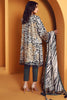 AlKaram Winter Collection – Two Piece Printed Plain Viscose Suit With Printed Plain Viscose Dupatta – FW-27.1-20-Grey