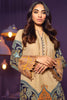 AlKaram Winter Collection – Two Piece Embroidered Khaadar Suit With Dyed Khaddar Trouser – Beige