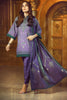 AlKaram Winter Collection 2019 – 3 Piece Printed Khaddar Suit with Khaddar Dupatta – FW-37.1-19-Purple