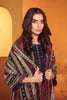 AlKaram Winter Collection – Three Piece Printed Khaddar Suit With Printed Khaddar Dupatta – FW-39.1-20-Black