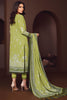 AlKaram Winter Collection – Three Piece Printed Khaddar Suit With Printed Khaddar Dupatta – FW-4.1-20-Green