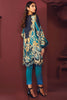 AlKaram Winter Collection – One Piece Printed Twill Viscose Shirt – FW-40-20-Blue