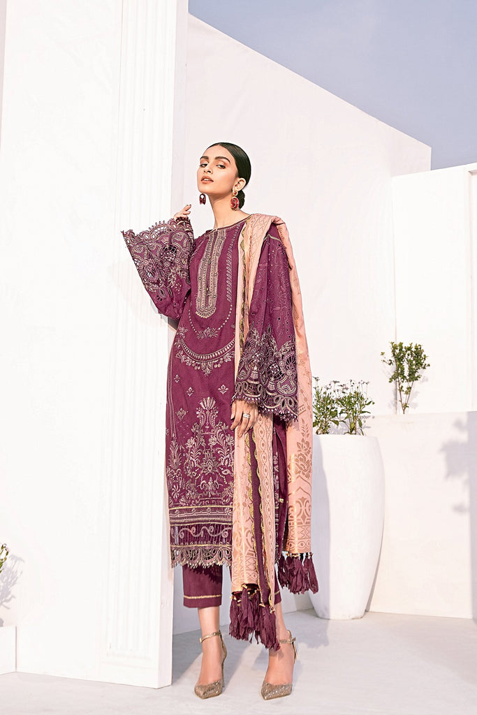 Baroque Fuchsia Lawn Collection 2020 – BANAFSHA