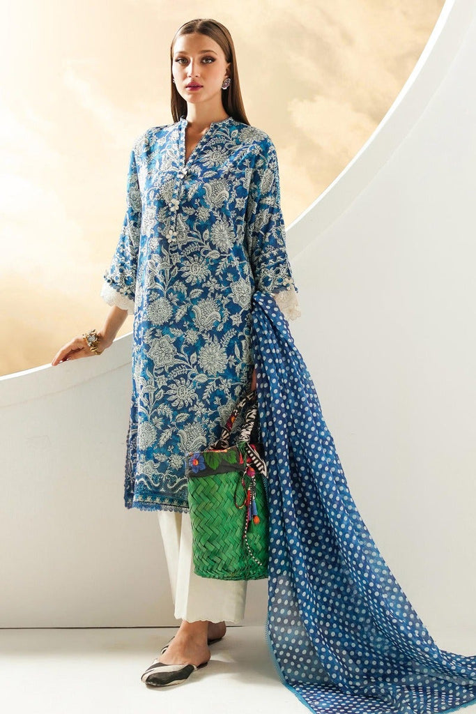 Sana Safinaz Mahay Summer Lawn Collection 2023 – H231-011B-BG