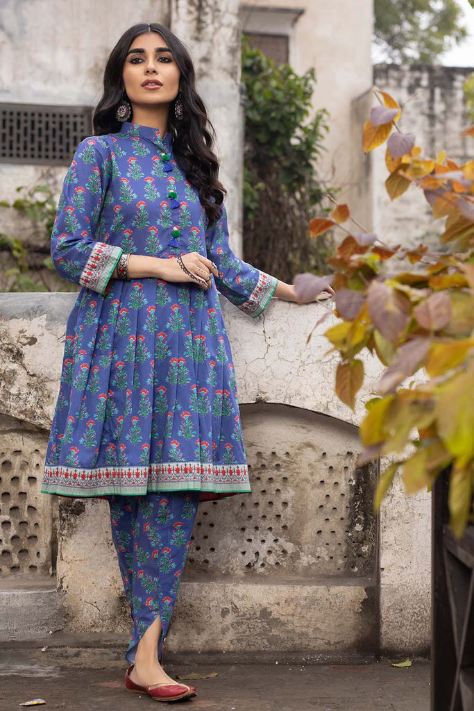 Gul Ahmed Summer Basic Lawn 2021 · 1PC Unstitched Printed Lawn Fabric SL-950 A