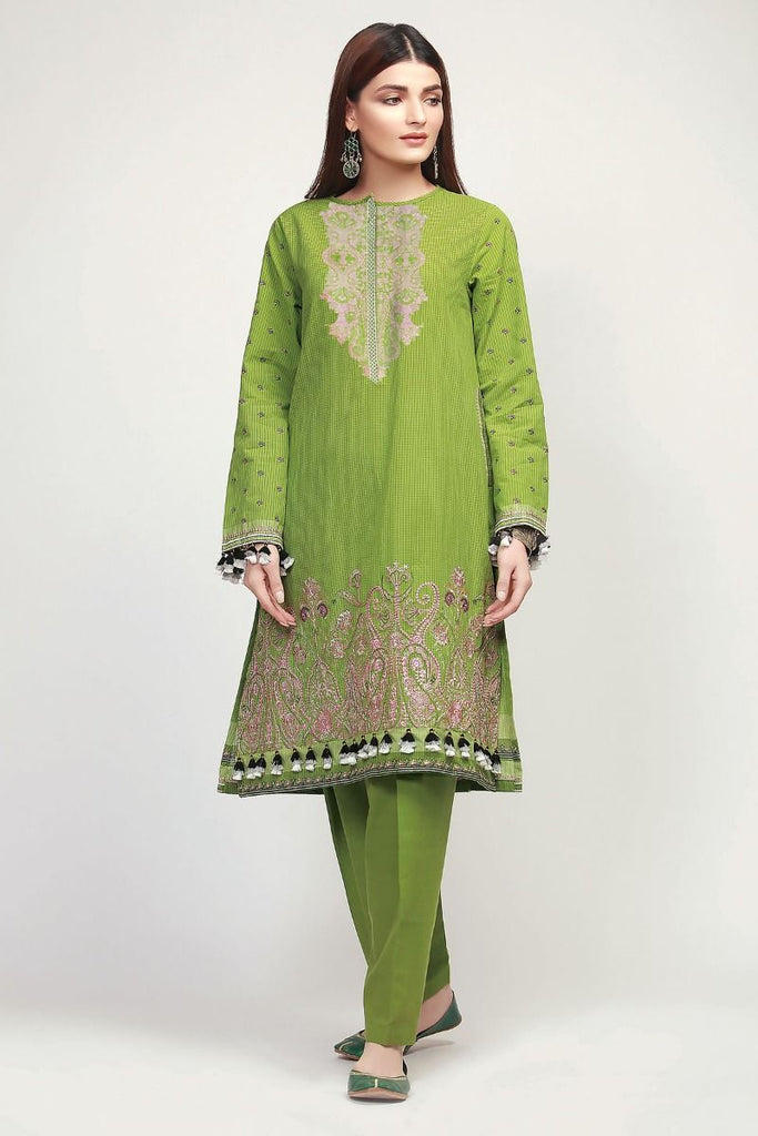 Khaadi Early Spring/Summer Lawn Collection 2019 V2 – HLI19106 Green 2Pc