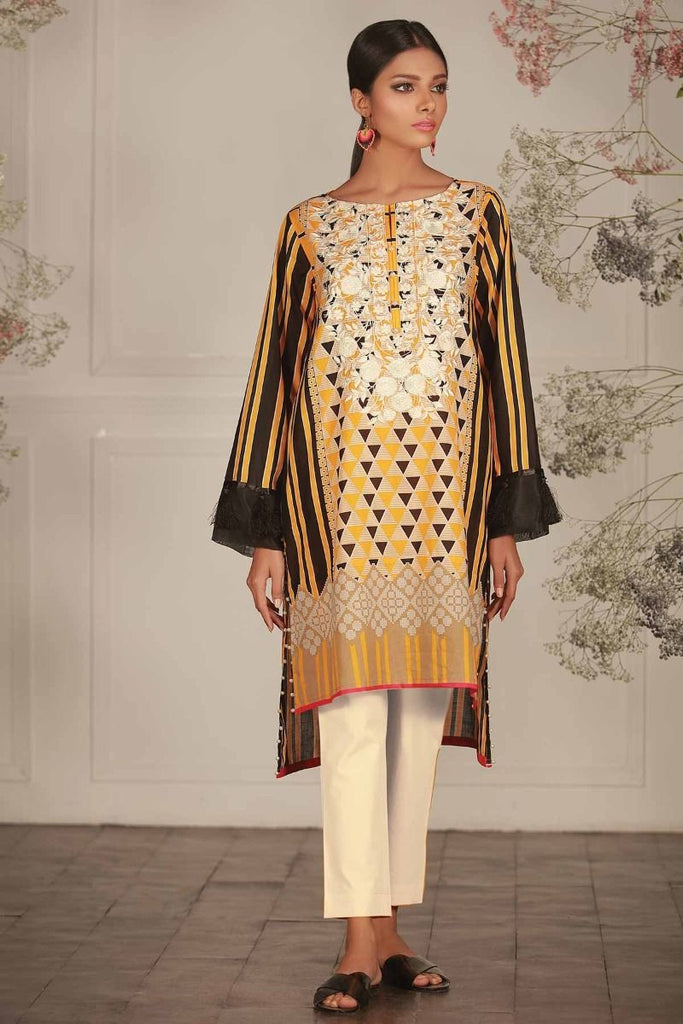 Khaadi Summer Lawn Collection 2018 Vol-2 – I18205 Yellow