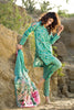 Gul Ahmed Sea Green 3 PC Embroidered Swiss Voile Dress BM-29