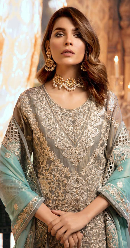 Shamrock by Maryum N Maria Luxury Chiffon Collection 2019 – MMS-504 Kulay