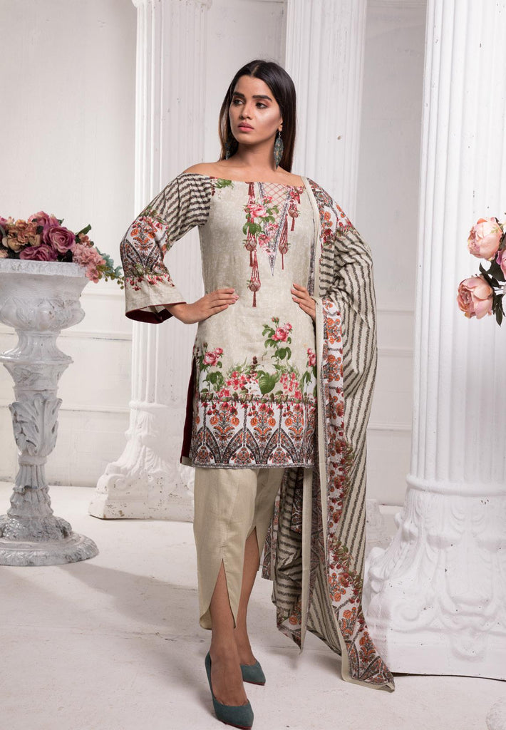 Sahil Printed Lawn Collection 2019 – ZS-05